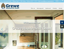 Tablet Screenshot of grewe-haustechnik.de